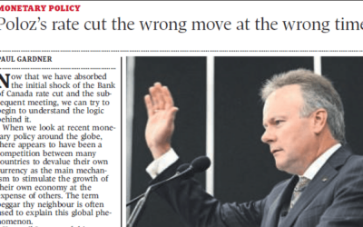 Poloz’s Rate Cut the Wrong Move at the Wrong Time